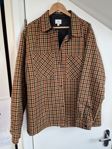 Mens brown check - h&m,