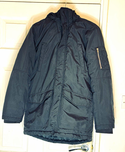 Men black long padded - h&m, men’s