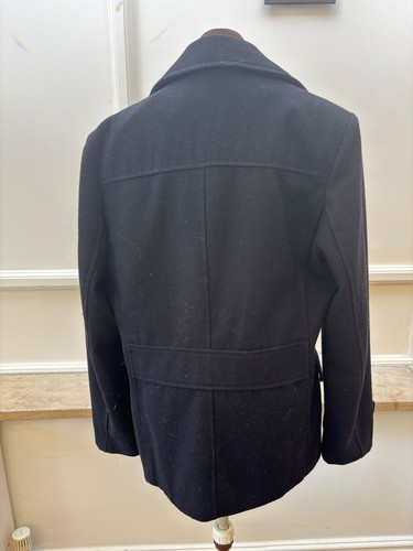 Mens black wool blend - mens,