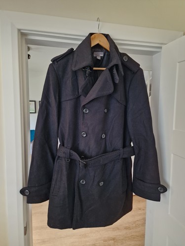 Smart men s black coat - m,