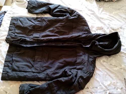 Divided black mens coat - divided,