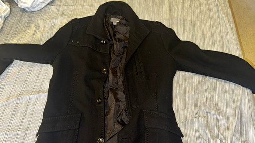 Men black wool - h&m,